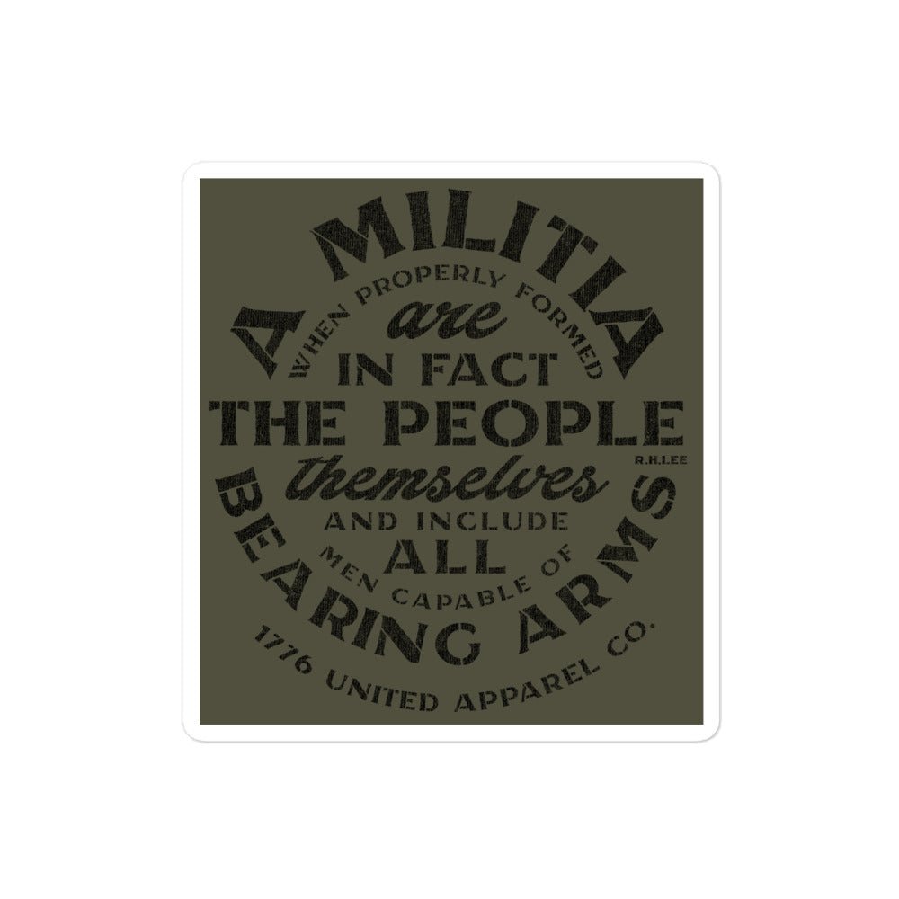 The Militia Sticker - 1776 United