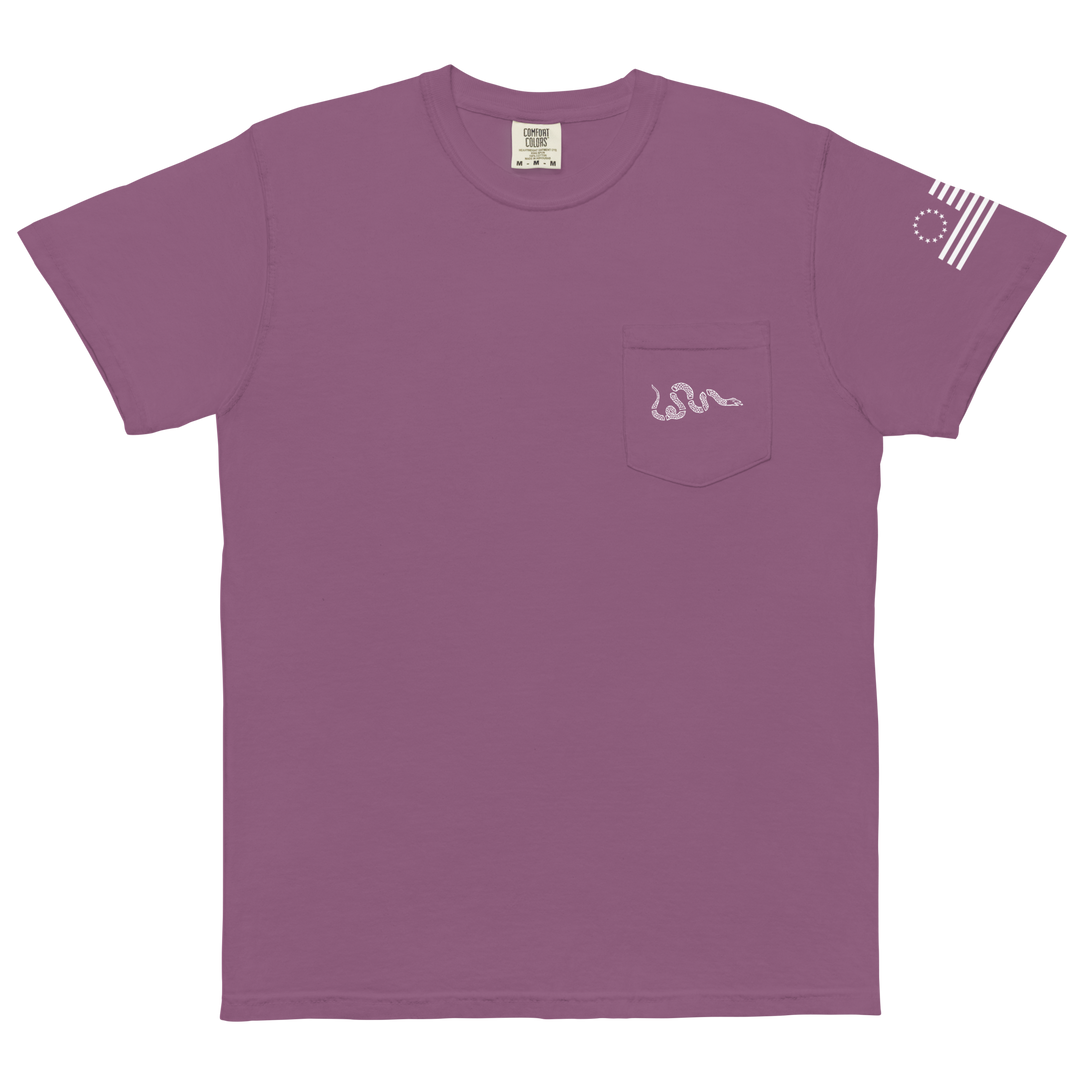 Join or Die Snake Pocket Comfort Tee