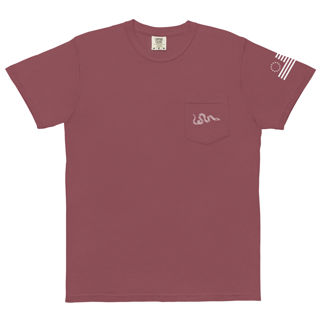 Join or Die Snake Pocket Comfort Tee