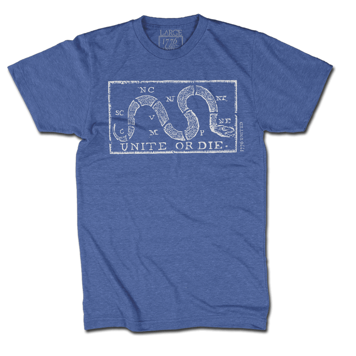Unite or Die - Blue - 1776 United