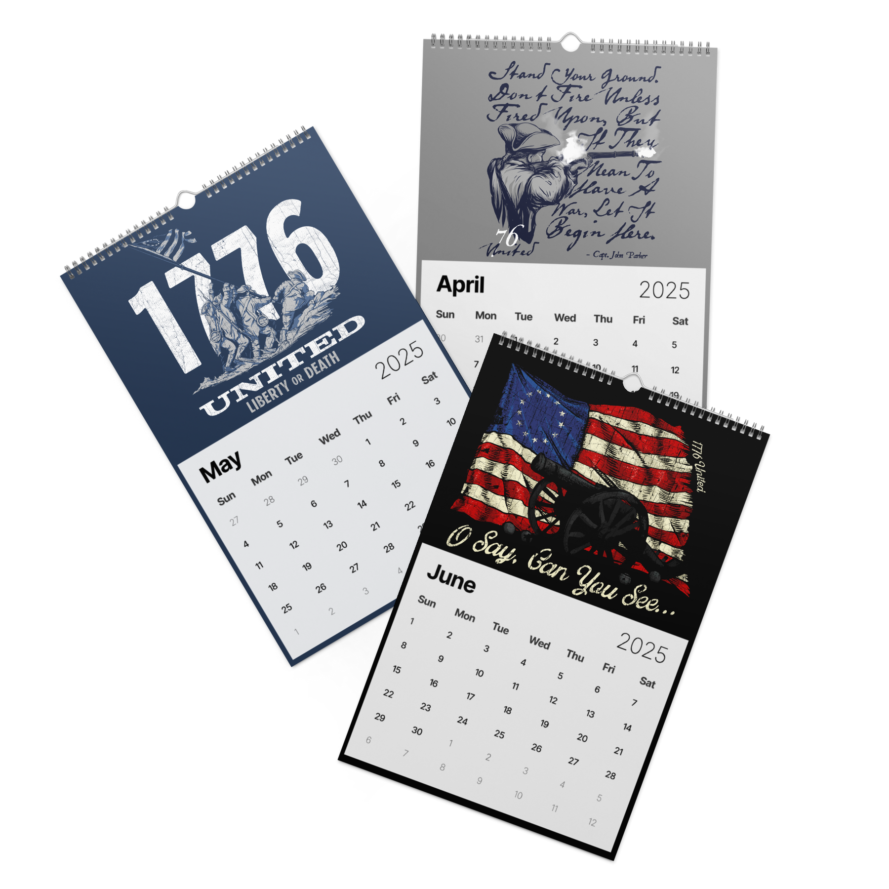 2575 Calendar 1776 United Wall Calendar (2025)