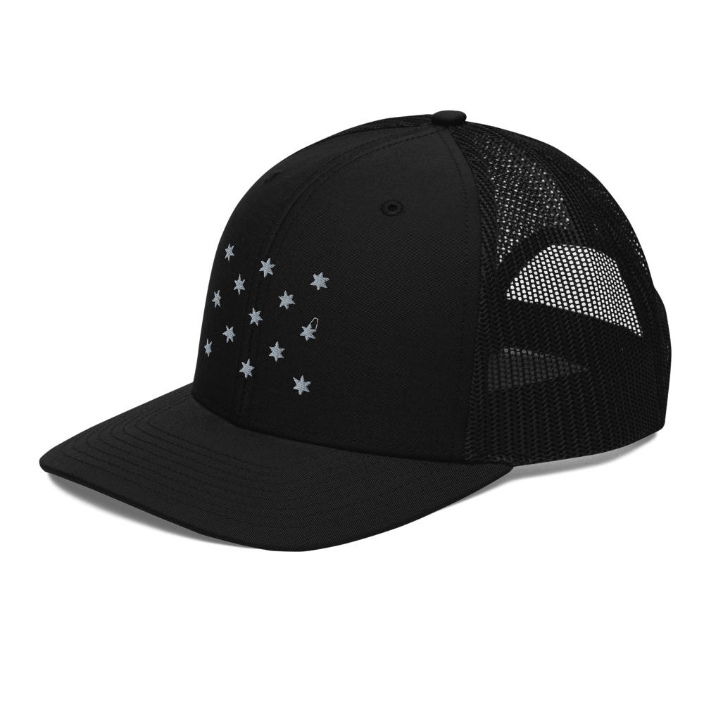 Washington HQ Flag Blacked Out Hat - 1776 United