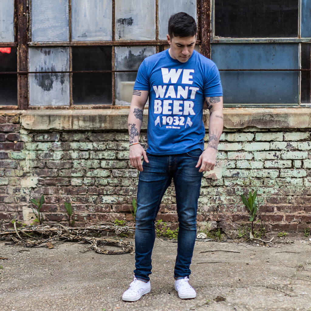 We Want Beer - Royal Blue - 1776 United