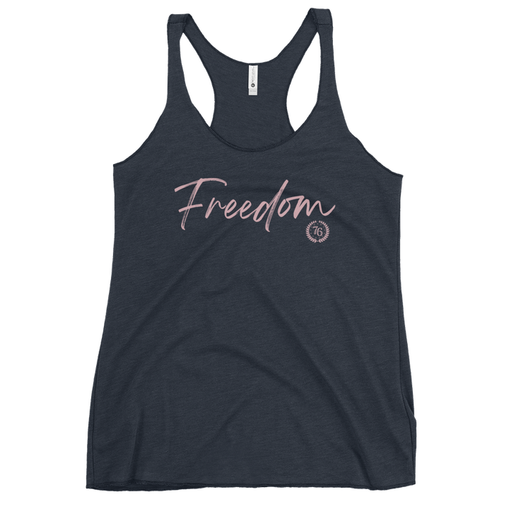 Freedom Script Women's Racerback Tank