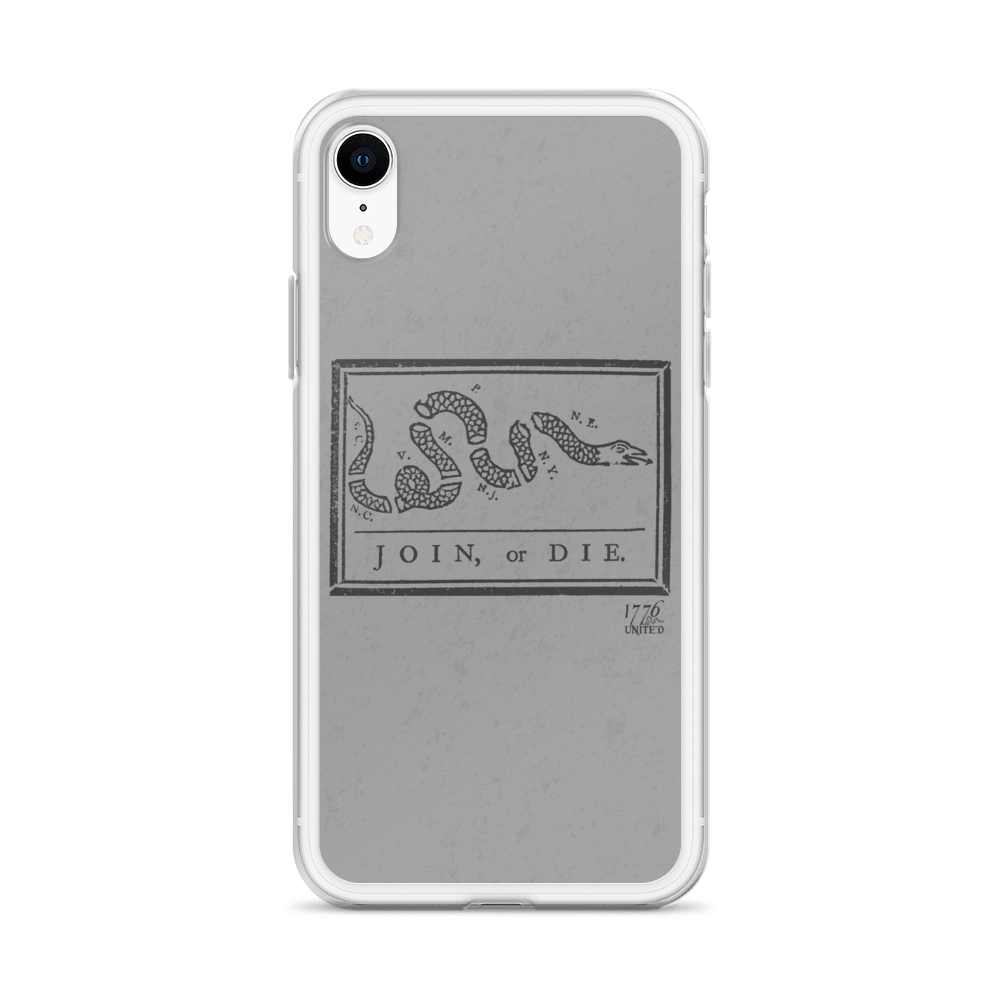 Join or Die iPhone Case - 1776 United