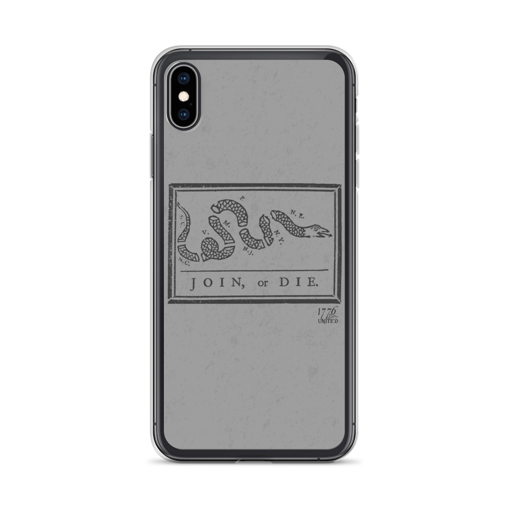 Join or Die iPhone Case - 1776 United