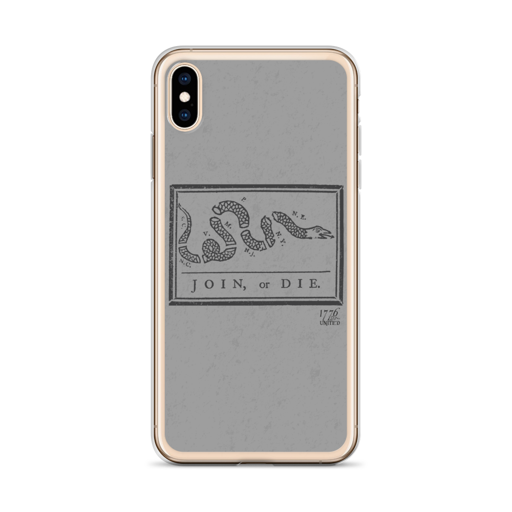 Join or Die iPhone Case - 1776 United