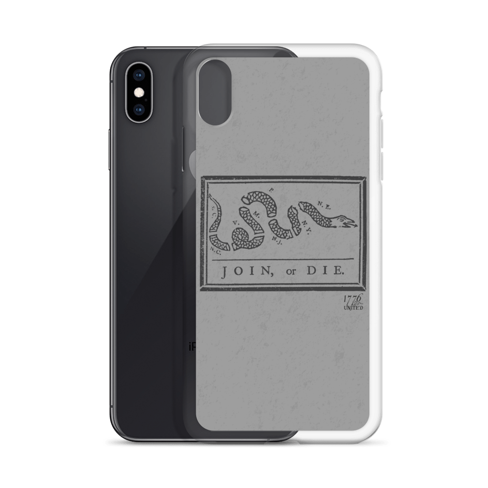 Join or Die iPhone Case - 1776 United