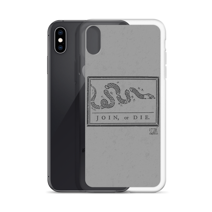 Join or Die iPhone Case - 1776 United